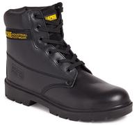 Apache S3 black leather steel toe/midsole safety work boot #AP300