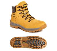 Apache S3 wheat nubuck steel toe-cap/composite midsole safety work boot #AP314