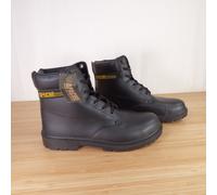 Apache S3 black leather steel toe/midsole safety work boot #AP300