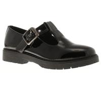 Apache Tremble Womens School Shoes Black Patent 3 UK