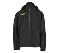 Apache Workwear Ottawa Jacket | Black | Size X-Large | Lightweight and Waterproof | Fold Away Drawstring Hood | Multi Zipped Pockets