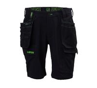 Apache Workwear Whistler Cargo Stretch Work Shorts Black 40 Waist