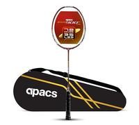 Apacs Z Power 900 RP+ Lite (Strung, 78g Lightweight) Made in Vietnam | 35 LBS Max Tenison | Extra Slim Shaft | Japanese High Modulus Graphite Badminton Racket with Free Full Cover (Maroon)