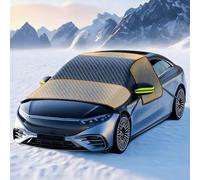 APAKA Car Windscreen Cover, 600D Oxford Car Windshield Cover for Summer/Winter, Snow Ice Frost Sun UV Dust Water Resistent, Universal Foldable Auto Window Protection Shield, Fit Most Cars, SUV