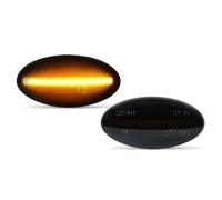 APAKA LED Side Indicator for Su-zuki Swift, Alto, SX4, Jimny JB23, Side Marker Blinker, Turn Signal Light, with Canbus, Error Free, 2835 SMD LED Chip, Side Repeater Amber Smoked Lens