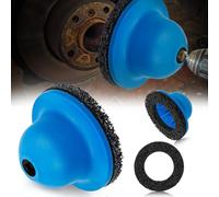 APAKA Wheel Hub Brush, Wheel Hub Grinder, Inner 90mm, outer 150mm, 1/2in, Silicon Carbide Disc, Grinder Rust, Tire Change, Cleaning Rotor, for Cordless, Air Drill