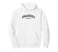 Apalachicola Florida Vintage Athletic Sports Design Pullover Hoodie