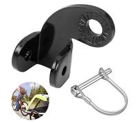 Apalie 12.2 MM Bike Trailer Hitch, Steel Hitch for Burley Bike Trailer for Kids, Coupler Attachment for Burley Bee Bicycle Trailers and Old Models Work with Disc Brake