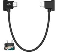 APAPATEK for Micro USB to iOS Data Cable for DJI Spark/Mavic Pro/Mavic Mini 1st & SE/Mavic 2 Series/Mavic Air 1st Drone Controller, Link for iPhone 14 13 12 11 Pro Max iPad, RC Cable (1ft/30cm)