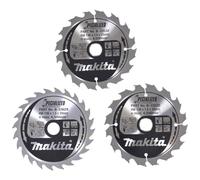 Aparoli Makita B-33897 Specialised Saw Blade Set 3-Piece 136 mm for Battery-Powered Hand-Held Jigsaws