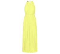 APART Fashion Women Pleated Jumpsuit Chiffon Halter Jumpsuit Wide Leg Elastic Waist Chain Strap Detail Evening Party Outfit Stylish Wedding Guest Dress