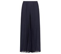 Apart Fashion Women's Apart Plisseehose mit Gummizugbund Trouser, Midnight Blue-Multicoloured, 10