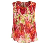 Apart Fashion Women's Plisseetop Blouse, Cream-Multicoloured, 10