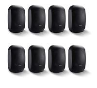 Apart MASK4C 4.25" Two-Way Loudspeaker, 8 Ohms / 70W (8 Pack, Black)