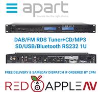 Apart PCR3000RMKIII DAB/FM RDS Tuner+CD/MP3 SD/USB/Bluetooth RS232 1U