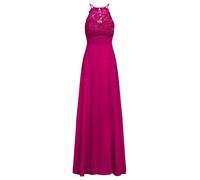 ApartFashion Women's Apart Chiffon Lace Evening Dress Special Occasion, Fuchsia, S