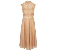 ApartFashion Women's Apart Lace and Tulle Cocktail Dress Special Occasion, Nude, L