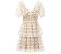 ApartFashion Women's Dress, Cream, Normal, Cream, 10