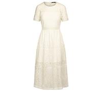ApartFashion Women's midi lace Dress, Cream, 16