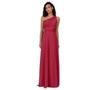 ApartFashion Women's One-Shoulder Formal Evening Dress, Pink, 8