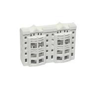 Apartment Building Model For Model Railroads Scenerys Craft Project Realistic Residential Design