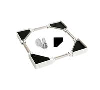 Apartment Laundry Stacking Bracket Set, Washer Dryer Frame with Sliding Width Control, Anti-Slip Platforms, Vertical Space Organizer Home Washer Dryer Stacking Bracket Laundry Frame Front Load