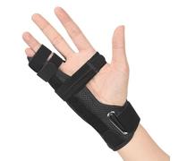 Apasiri Pinky Finger Splint, 4th or 5th Fingers Splint for Boxer’s Fracture, Arthritis, Tendonitis, Metacarpal Support Hand Brace Fits Left or Right Hand, M