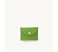 Apatchy London Apatchy Leather Popper Purse In Lime Lime One Size
