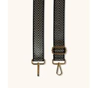 Apatchy London Black And Gold Arrow Strap Gold One Size