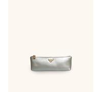 Apatchy London Oyster Leather Case In Silver Silver