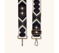 Apatchy London Port & Olive Diamond Strap Multi One Size