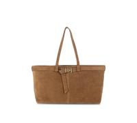 Apatchy London The Esme Suede Bag In Tan Tan One Size