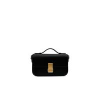 Apatchy London The Flora Leather Bag In Black Black One Size