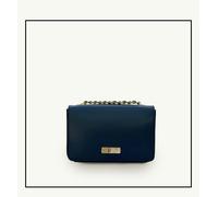 Apatchy London The Grace Navy Leather Bag - Navy