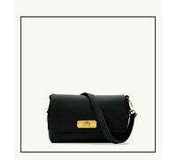 Apatchy London The Maisie Midi Black Leather Bag - Black