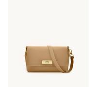 Apatchy London The Maisie Midi Leather Bag In Light Sand Light Sand