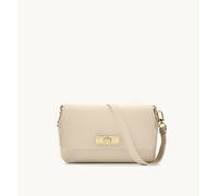 Apatchy London The Maisie Midi Leather Bag In Stone Stone