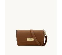 Apatchy London The Maisie Midi Leather Bag In Tan Tan