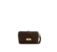 Apatchy London The Maisie Midi Suede Bag In Chocolate Chocolate One Size