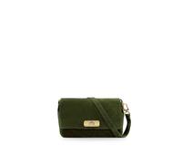 Apatchy London The Maisie Midi Suede Bag In Olive Olive One Size