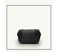Apatchy London The Mimi Midi Black Leather Bag - Black
