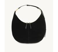 Apatchy London The Nora Suede Bag In Black Black One Size
