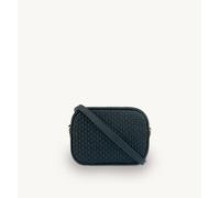Apatchy London The Penelope Woven Leather Camera Bag In Black Black One Size