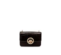 Apatchy London The Tilly Crinkle Pattern Leather Bag In Chocolate Chocolate One Size