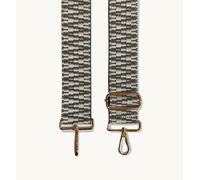 Apatchy London Women's Midnight Zigzag Strap in Jet Black Apatchy London Jet Black One Size