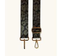 Apatchy London Women's Olive Green Cheetah Strap Apatchy London Green