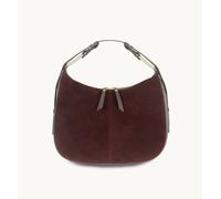 Apatchy London Women's The Charlie Suede Bag in Burgundy