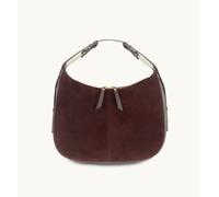 Apatchy London Women's The Charlie Suede Bag in Burgundy Apatchy London Burgundy One Size