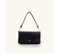 Apatchy London Women's The Munro Leather Shoulder Bag in Black Apatchy London Black One Size