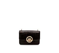 Apatchy London Women's The Tilly Crinkle Pattern Leather Bag in Chocolate Apatchy London Chocolate One Size